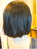 ☆重めボブ☆暗めグレージュ☆