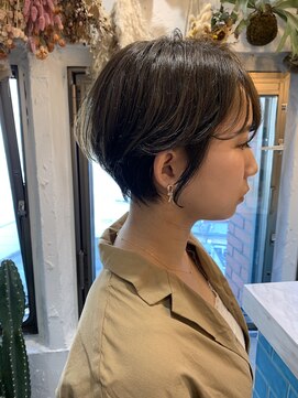 シー バイ ロンド 新宿(Sea by Lond) 【佐藤健太郎】ミルクティーベージュ小顔くびれショートボブ新宿