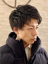 ヨシザワインク プレミアム 築地店(YOSHIZAWA Inc. PREMIUM)&nbsp;ビジネスフォワードパーマ/アップバング/束感ショート/20代30代