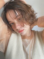 パール(PearL) 《PearL》シルクベージュカラーのボブパーマ