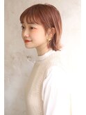 大人可愛い20代30代40代黒髪前下がりショートボブ丸みショート◎