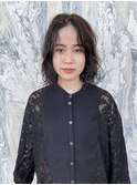 マロンベージュ／ドレスヘア／逆三角
