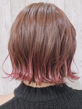アース 三軒茶屋店(HAIR&MAKE EARTH) グラデーションカラー×ピンク