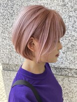 サロンドミルク 溝の口店(salon de MiLK) ケアブリーチで染めるペールピンクカラー
