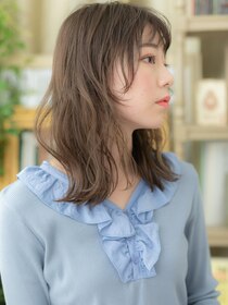 カバーヘア ブリス 北浦和(COVER HAIR bliss) シースルーバング濡れ髪小顔バレイヤージュa北浦和20代30代40代