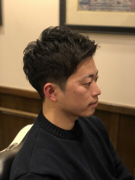 ヒロギンザバーバーショップ 神楽坂店(HIRO GINZA BARBER SHOP) ショート×パーマ