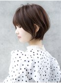 前髪あり大人ショートボブ20代30代40代【AIN.表参道】川原大地