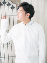 メンズヘア ビーセカンド 草加店(MENS HAIR B-2)&nbsp;アッシュブラック×ニュアンスマッシュQ