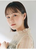 透明感カラー外はねボブ/チョコレート大人ボブ/大人ショート/