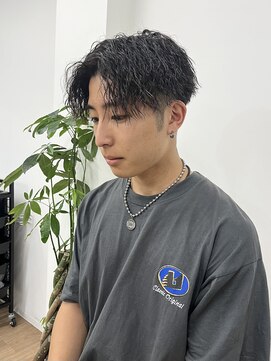 ピープスアンドスー 表参道 渋谷(Peeps&Suu.) メンズカット ツイストスパイラルパーマ ツーブロック