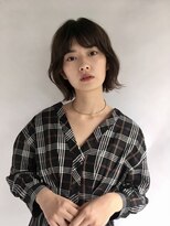 アンドレイ 表参道(andrey)&nbsp;[ANDREY]グレーベージュ/レイヤーロング/前髪パーマ黒髪カタログ