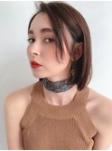 大人シンプルボブ 20代/30代/40代/新宿/若松河田/曙橋