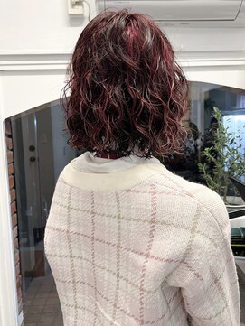 ラレイ(Lalei) 【ささき】スパイラルパーマ/ボブ/ハイライト/インナーカラー