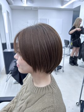 シンパ(sympa) ショートボブ×アッシュブラウン10Lv