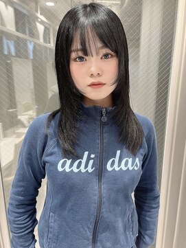 ニューヨークニューヨーク 三宮駅前店(NYNY) 暗髪ロングレイヤーウルフ