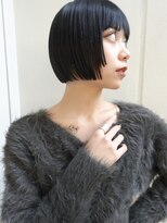 レコ 渋谷(LECO)&nbsp;黒髪ラインボブ