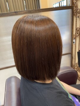 エルベ 千波店(elve) 超自然派縮毛矯正でサラ艶髪に