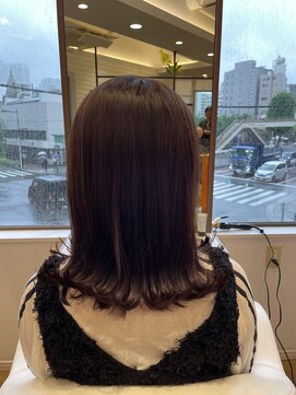 シュヴー 築地(CHEVEUX) ブリーチなし　艶感カラー