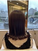 ブリーチなし 艶感カラー