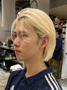 ノラ ヘアーサロン(NORA HAIR SALON) 【石山】メンズボブハイトーン