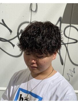 ビカムメンズヘアー 栄店(become men's hair) 波巻きショートマッシュ