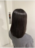 ナチュラルブラウンで艶カラー(ノンジアミンカラー)