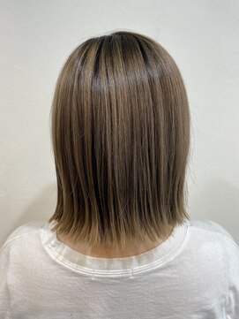 ファーム 大崎店(FAAM) ナチュラルハイライト×ベージュカラー