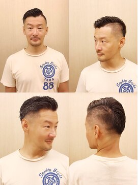 ヨシザワインク ハコザキ 水天宮前 日本橋人形町(YOSHIZAWA Inc.HAKOZAKI) 震災刈り/フェード/刈り上げ/ワイルド/アップバング