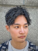 アミー 駒澤(Ammy komazawa)&nbsp;無造作スパイラルショート メンズパーマ/スパイラルパーマ 纐纈