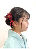 アップスタイル　着物