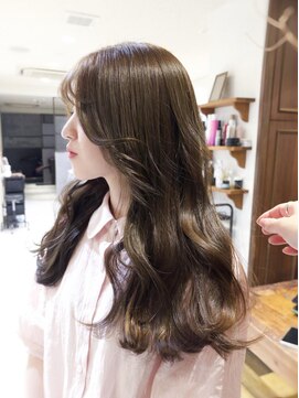 ボコカ(bococa) 【macana指名】オリーブベージュ 透明感カラー レイヤー