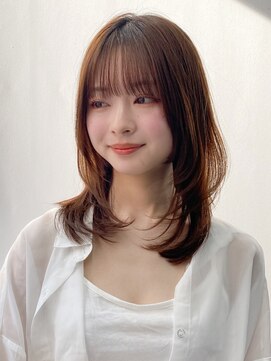 エトラ 渋谷店(etora) 小顔 美髪 レイヤーカット イメチェン ワイドバング"