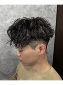 ツイストスパイラルパーマ×ハイライト