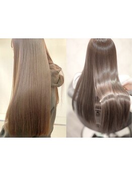 Maisonの美髪縮毛矯正で、KPOPアイドルのようなサラ艶ヘアに！髪質改善/ダメージケア