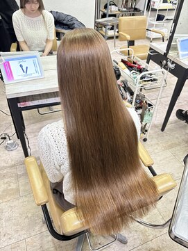 アジールヘア 所沢プロペ通り店(agir hair) ◎艶髪縮毛矯正×ナチュラルストレートロング所沢