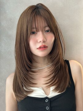 オムニス 表参道(Omnis) 美髪レイヤーカット/顔まわりレイヤー/くびれミディアムレイヤー