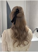 ヘアアレンジ/タイトヘア/カチモリ/結婚式ヘアにも◎