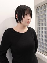 ビューズ(VIEWS)&nbsp;ボブレイヤーハッシュカットミニボブ黒髪ボブ