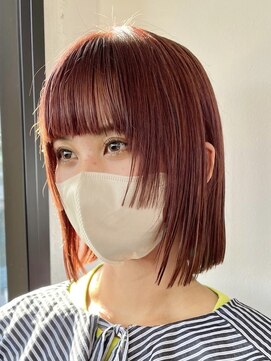 テクネ 天神大名(techne) 天神大名オレンジベージュダブルカラーケアブリーチショート