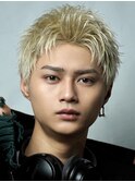 Y2Kハイトーンスパイキーショート