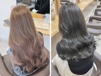 チェレ アズーリ 狭山店(Chere azuri)の写真/【髪質改善カラー】《髪質改善×イノアカラー》オイルで染めるから圧倒的ツヤ♪周りが憧れる美髪へ...＊