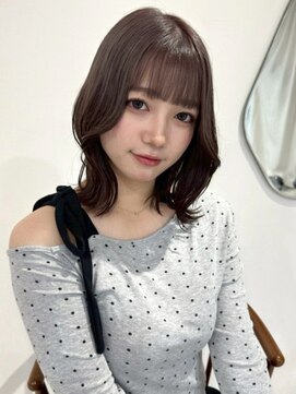 アモレット 天文館店(amoretto) くびれヘア 韓国ヘア 20代 レイヤーカット 透明感カラー