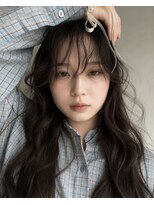 ニール シトロン 名古屋 伏見 丸の内(NEELU citron)&nbsp;【NEELU_citron】オリーブグレージュ×ウェーブへア