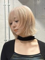 デート 綾瀬店(DATE) ハイトーン/レイヤー/ホワイトブロンド/ボブレイヤー