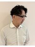【朝のセットを楽に】カット＋大人メンズパーマ