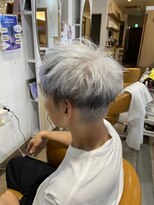 アンプヘアー 西京極店(unpeu hair)&nbsp;ホワイトカラー×エンドカラー