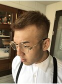 メンズ外国人風バーバー風ベリーショート