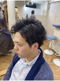 ショート×Sカールパーマ