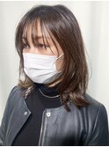 #ウルフカット#小顔