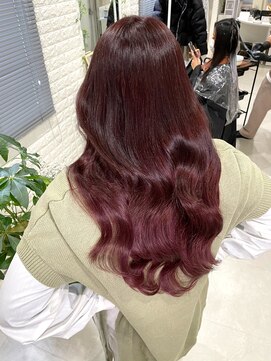 ニノ(nino) 【NINO】ボルドー/ピンク/シールエクステ